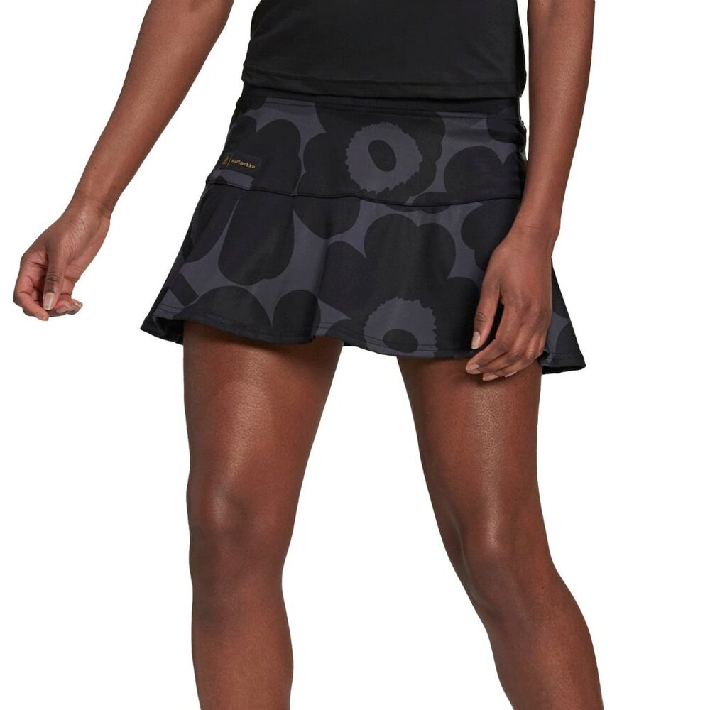adidas x Marimekko Tennis Skirt – Black & White Floral – Small